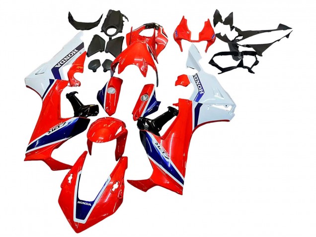 Honda CBR1000RR Motorrad Verkleidung Kit 2017-2023 - Weiss Rot Blau