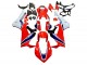 Honda CBR1000RR Motorrad Verkleidung Kit 2017-2023 - Weiss Rot Blau