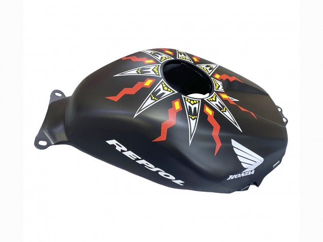 Honda CBR600RR Motorrad Verkleidung 2003-2004 - Matt Schwarz Orange Repsol Rossi 46
