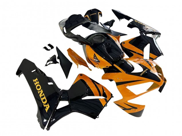 Honda CBR600RR Motorrad Verkleidungen Kit 2003-2004 - Orange Weiss Rot Glanzendes Schwarz Repsol