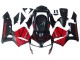 Honda CBR600RR Motorrad Verkleidung 2003-2004 - Rot Glanzendes Schwarz Matt Schwarz