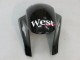 Honda CBR600RR Motorrad Verkleidung 2005-2006 - Glanzendes Schwarz Weiss West