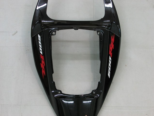 Honda CBR600RR Motorrad Verkleidung 2005-2006 - Glanzendes Schwarz Weiss West