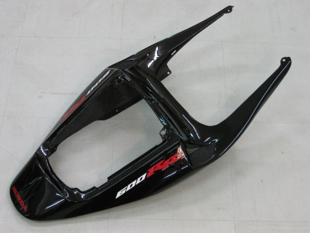 Honda CBR600RR Motorrad Verkleidung 2005-2006 - Glanzendes Schwarz Weiss West