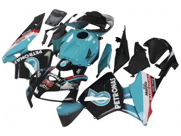 Honda CBR600RR Motorrad Verkleidung 2005-2006 - Hellblau Schwarz 35