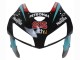 Honda CBR600RR Motorrad Verkleidung 2005-2006 - Hellblau Schwarz 35