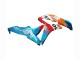 Honda CBR600RR Motorrad Verkleidung 2007-2008 - Orange Weiss Rot Blau Repsol