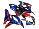 Honda CBR600RR Motorrad Verkleidung 2007-2008 - Blau Rot Gelb Glanzendes Schwarz