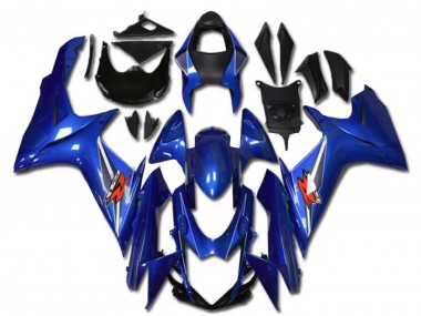 Suzuki GSXR 600/750 Motorrad Verkleidung 2011-2024 - Blau