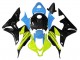Honda CBR600RR Motorrad Verkleidung 2007-2008 - Blau Gelb Glanzendes Schwarz