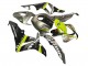 Honda CBR600RR Motorrad Verkleidung 2007-2008 - Grau Fluoreszierendes Gelb Hai