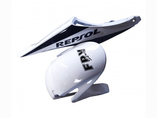 Honda CBR600RR Motorrad Verkleidung 2013-2023 - Weiss Glanzendes Schwarz Repsol