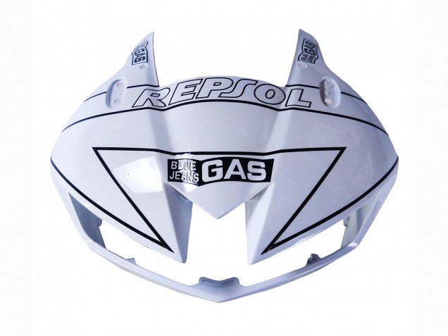 Honda CBR600RR Motorrad Verkleidung 2013-2023 - Weiss Glanzendes Schwarz Repsol