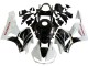 Honda CBR600RR Motorrad Verkleidung Kit 2013-2023 - Weiss Glanzendes Schwarz