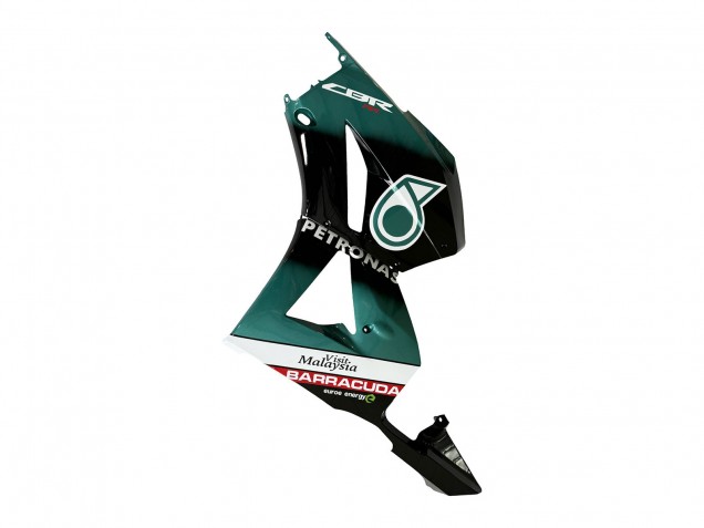 Honda CBR600RR Motorrad Verkleidung 2013-2023 - Blau Grun Blau Glanzendes Schwarz Petronas 20