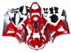 Honda CBR600RR Motorrad Verkleidung 2013-2023 - Silber Rot