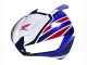 Honda CBR600RR Motorrad Verkleidung 2013-2023 - Weiss Rot Blau