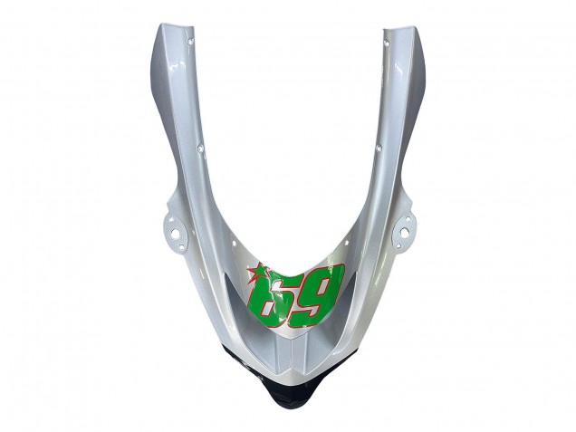 Kawasaki ZX10R Motorrad Verkleidung 2004-2005 - Grun Silber Schwarz 69