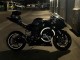 Kawasaki ZX10R Motorrad Verkleidung 2006-2007 - Glanzendes Schwarz Weiss Kreis