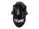 Kawasaki ZX10R Motorrad Verkleidung 2006-2007 - Glanzendes Schwarz Weiss West