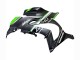Kawasaki ZX10R Motorrad Verkleidung 2016-2020 - Matt Schwarz Grun Weiss Ninja