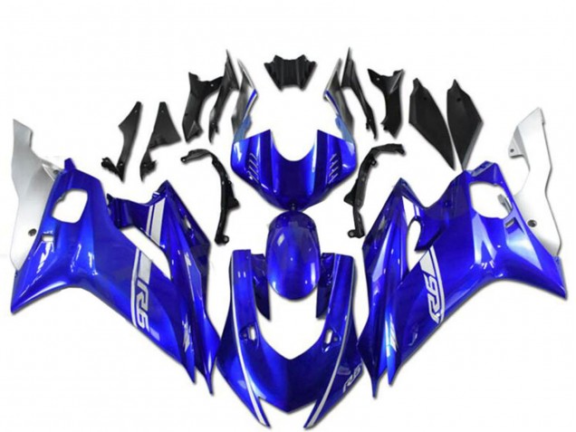 Yamaha YZF R6 Motorrad Verkleidung 2017-2025 - Blau Silber