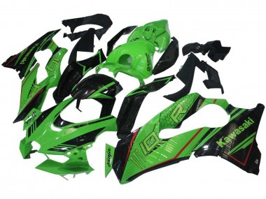 Kawasaki ZX10R Motorrad Verkleidung 2021-2025 - Grun Glanzendes Schwarz