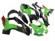 Kawasaki ZX10R Motorrad Verkleidung 2021-2025 - Grun Schwarz Rot Bienenwabe