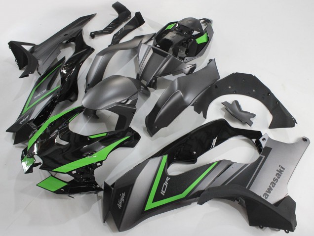 Kawasaki ZX10R Motorrad Verkleidung 2021-2025 - Grau Grun Schwarz