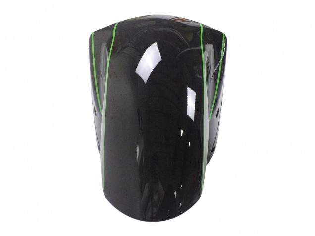 Kawasaki ZX14R ZZR1400 Motorrad Verkleidung 2012-2024 - Grun Glanzendes Schwarz Streifen