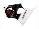 Kawasaki ZX6R Motorrad Verkleidung 2000-2002 - Weiss Schwarz Rot Monster