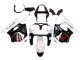 Kawasaki ZX6R Motorrad Verkleidung 2000-2002 - Weiss Schwarz Rot Monster