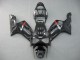 Kawasaki ZX6R Motorrad Verkleidung 2003-2004 - Glanzendes Schwarz