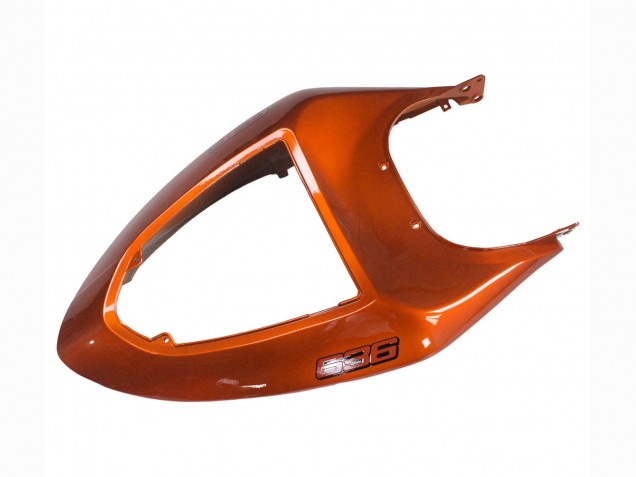Kawasaki ZX6R Motorrad Verkleidung 2005-2006 - Orange Schwarz