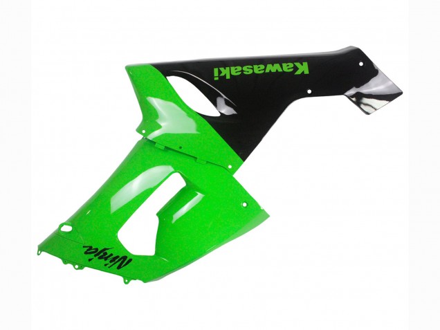 Kawasaki ZX6R Motorrad Verkleidung 2005-2006 - Grun Schwarz Ninja