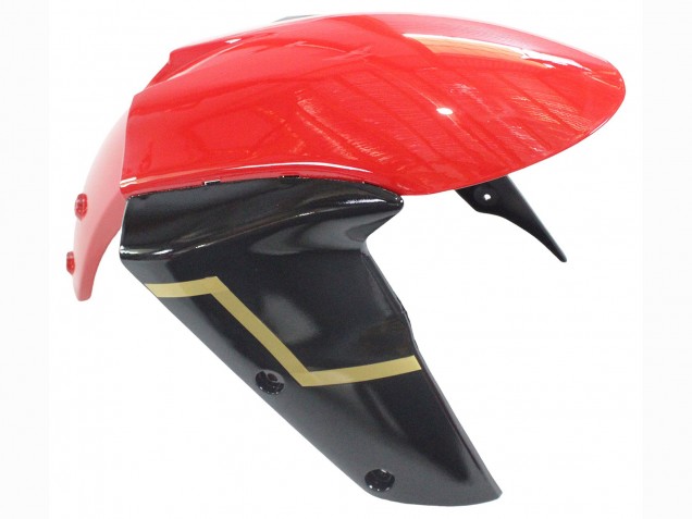 Kawasaki ZX6R Motorrad Verkleidung 2005-2006 - Rot Gelb Schwarz