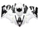 Kawasaki ZX6R Motorrad Verkleidung 2005-2006 - Weiss Schwarz Gold Ninja