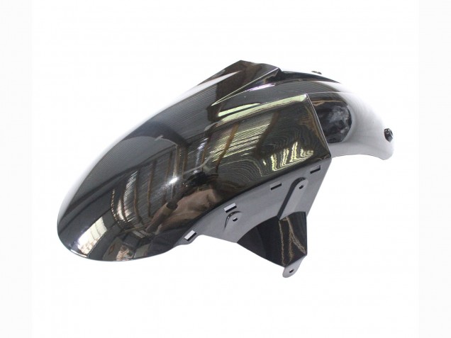 Kawasaki ZX6R Motorrad Verkleidung 2007-2008 - Schwarz Silber Rot Ninja