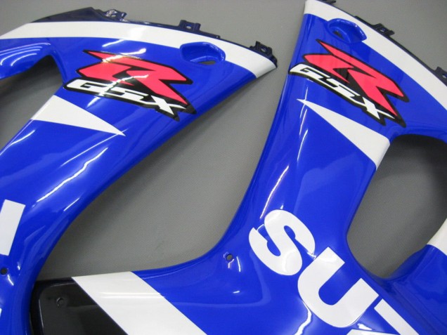 Suzuki GSXR1000 Motorrad Verkleidung 2000-2002 - Weiss Blau Schwarz Rot