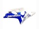 Suzuki GSXR1000 Motorrad Verkleidung 2000-2002 - Weiss Blau Jordan 59