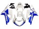 Suzuki GSXR1000 Motorrad Verkleidung 2000-2002 - Weiss Blau Jordan 59