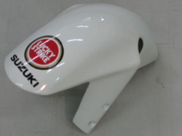 Suzuki GSXR1000 Motorrad Verkleidung 2000-2002 - Weiss Rot Lucky Strike