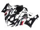 Suzuki GSXR 1000 Motorrad Verkleidung 2005-2006 - Glanzendes Schwarz Rot Weiss Hai