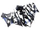 Suzuki GSXR 1000 Motorrad Verkleidung 2005-2006 - Schwarz Blau Weiss Motul