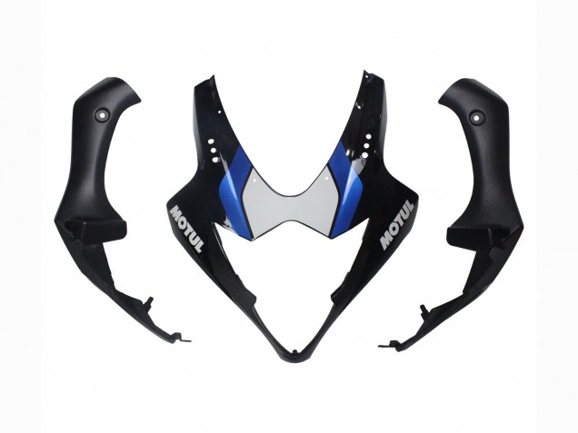 Suzuki GSXR 1000 Motorrad Verkleidung 2005-2006 - Schwarz Blau Weiss Motul