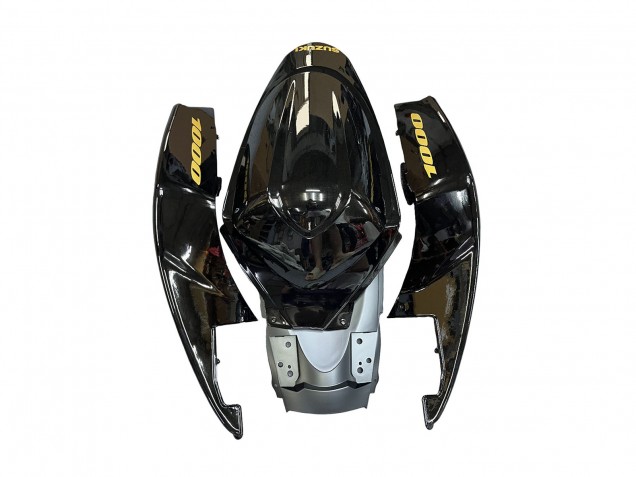 Suzuki GSXR 1000 Motorrad Verkleidung 2005-2006 - Glanzendes Schwarz Gold Aufkleber