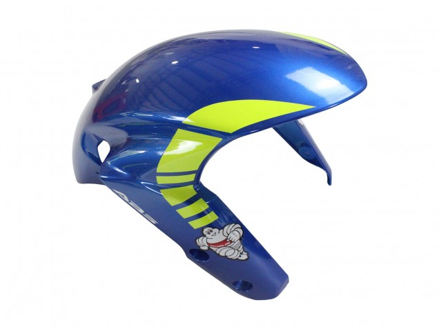 Suzuki GSXR 1000 Motorrad Verkleidung 2009-2016 - Hellblau Grun Rot Motul