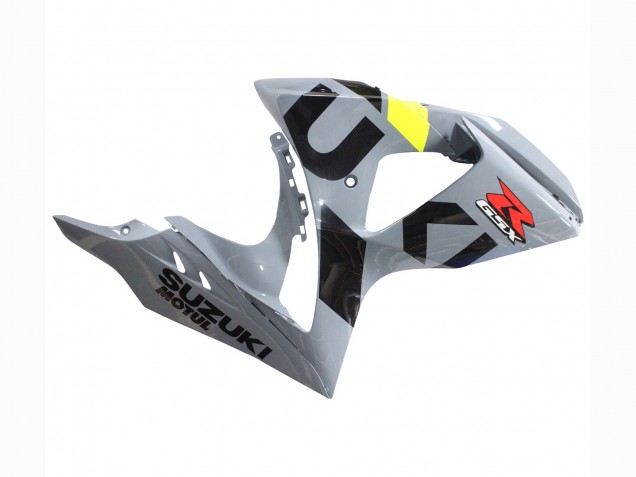 Suzuki GSXR 1000 Motorrad Verkleidung 2009-2016 - Grau Neon Gelb Schwarz Motul