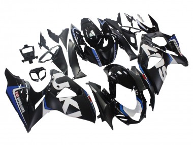 Suzuki GSXR 1000 Motorrad Verkleidung 2009-2016 - Matt Schwarz Weiss Blau