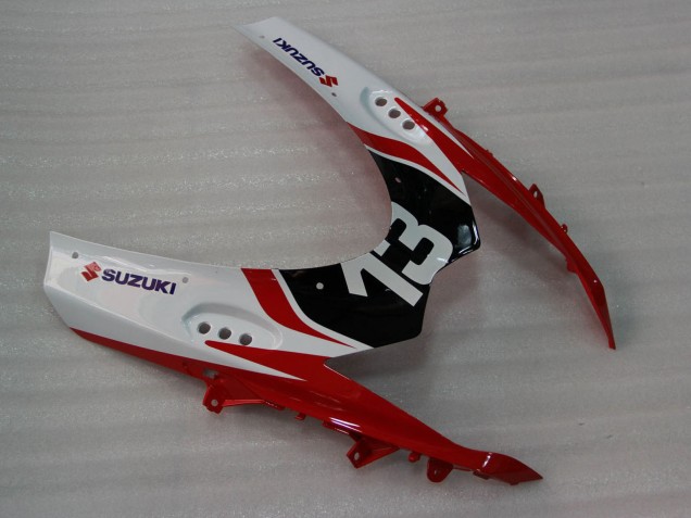 Suzuki GSXR 1000 Motorrad Verkleidung 2009-2016 - Rot Schwarz Weiss 13